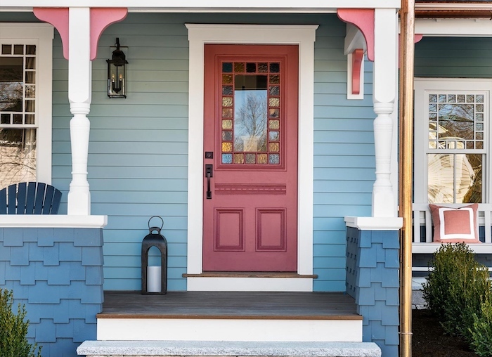 popular front door paint colors in Rhode Island